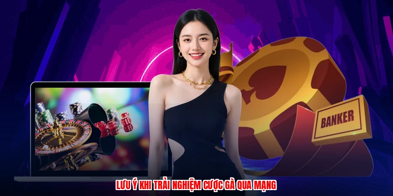 Lưu ý khi trải nghiệm cược gà qua mạng